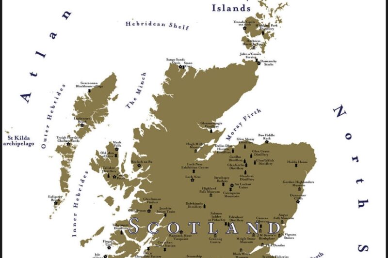 Printable Scotland Map