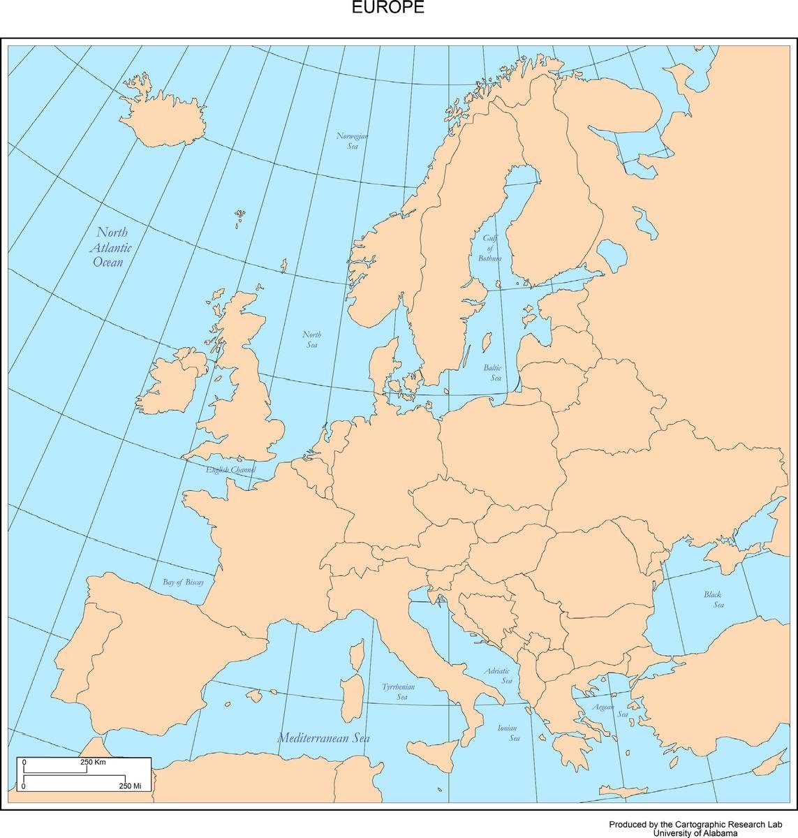 Amazon Gifts Delight Laminated 24x25 Poster Physical Map 