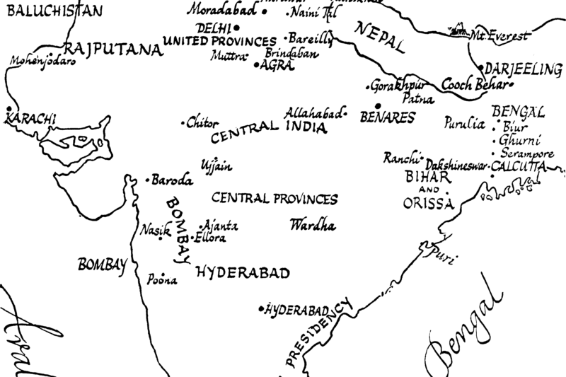 Free Blank Printable Ancient India Map