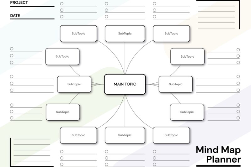 Mind Map Template Free Printable