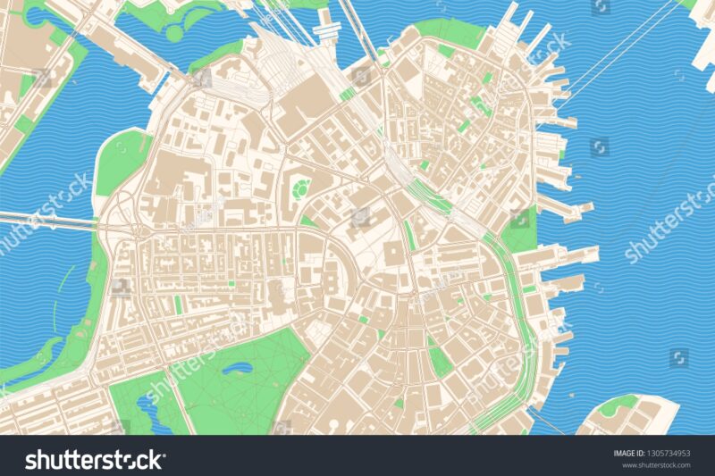 Printable Map Of Boston Ma