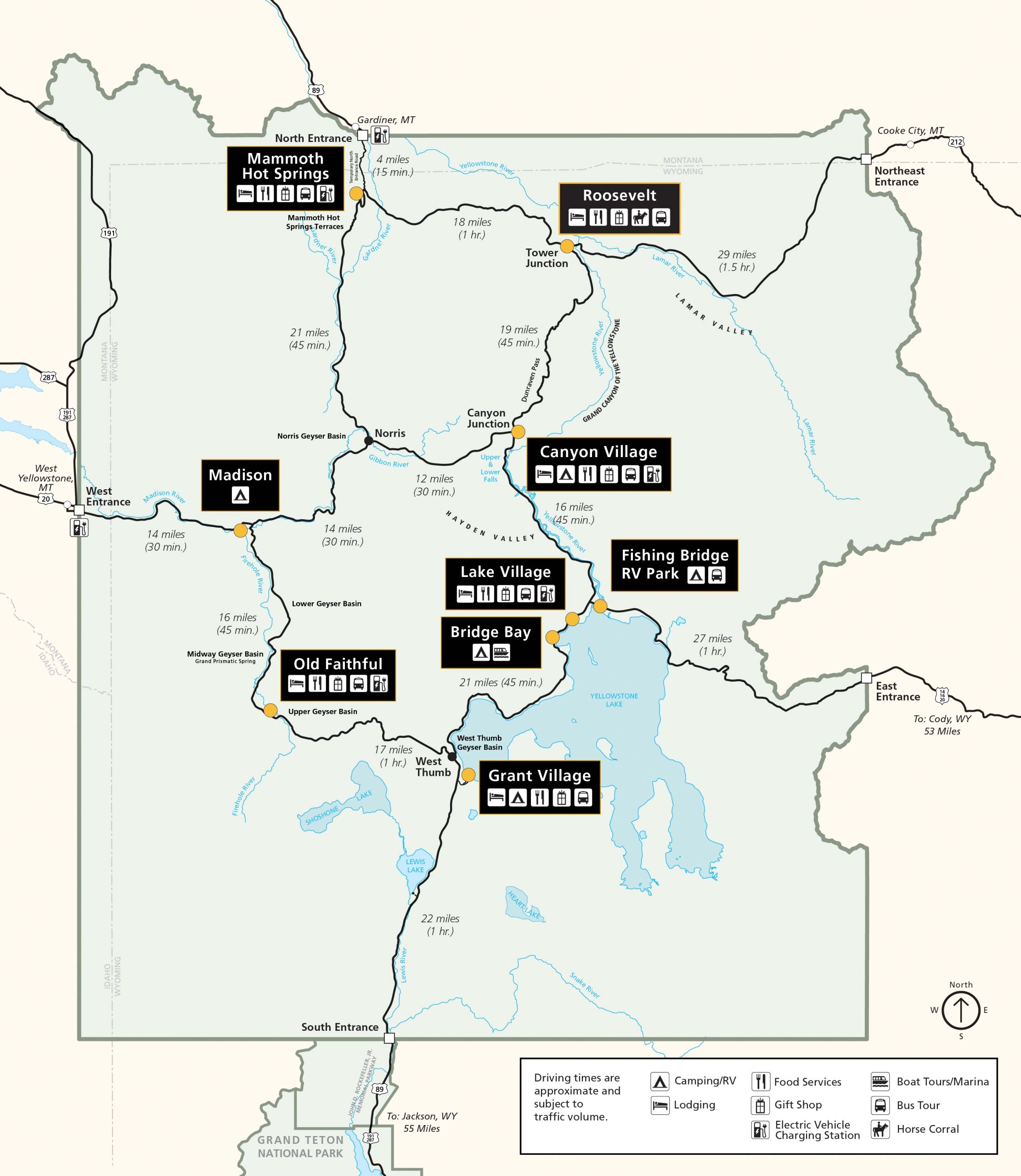 Brochures U0026 Downloads Yellowstone National Park Lodges Worksheets Library