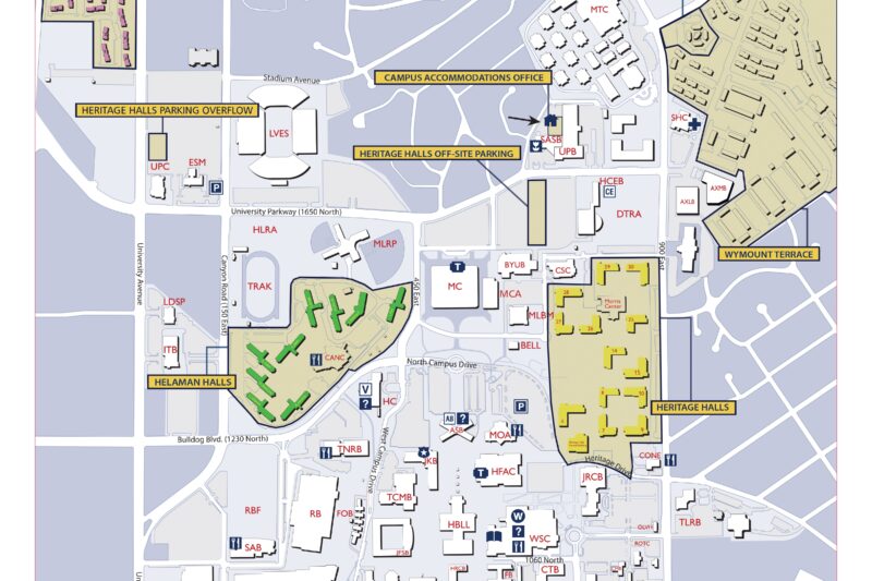 Byu Map Printable