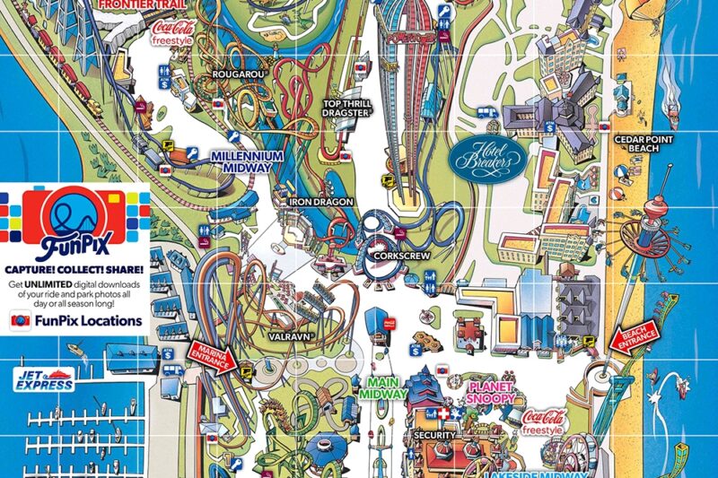 Printable Cedar Point Map
