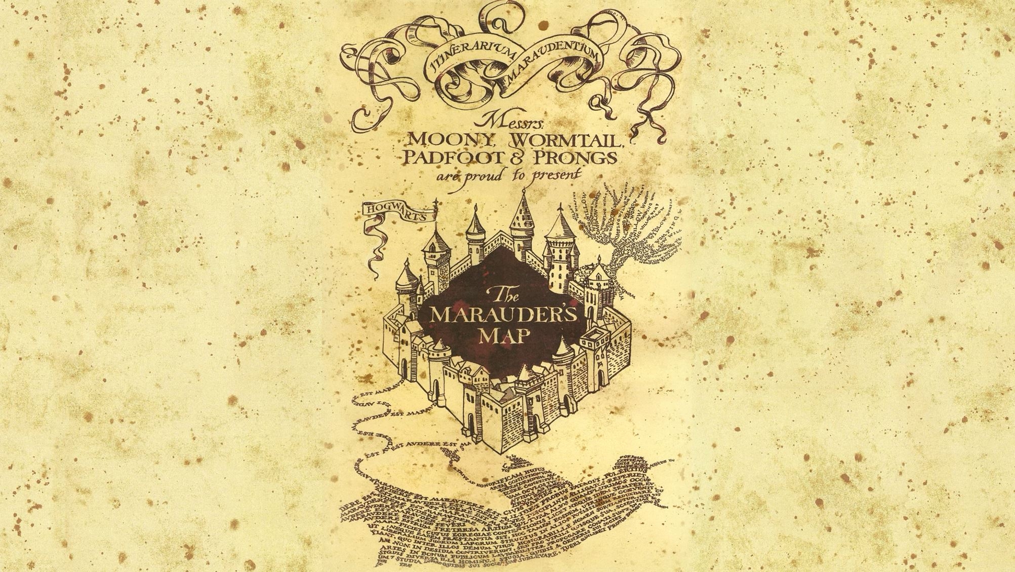 Printable Marauders Map
