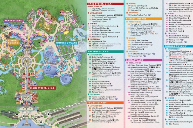 Disney World Printable Maps