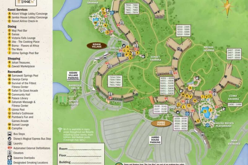 Printable Map Of Disney World