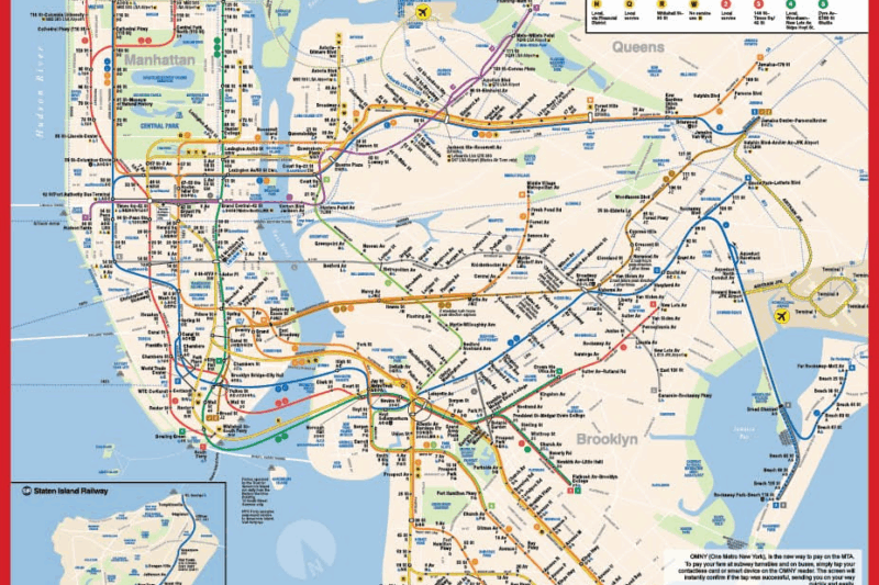 New York Metro Map Printable