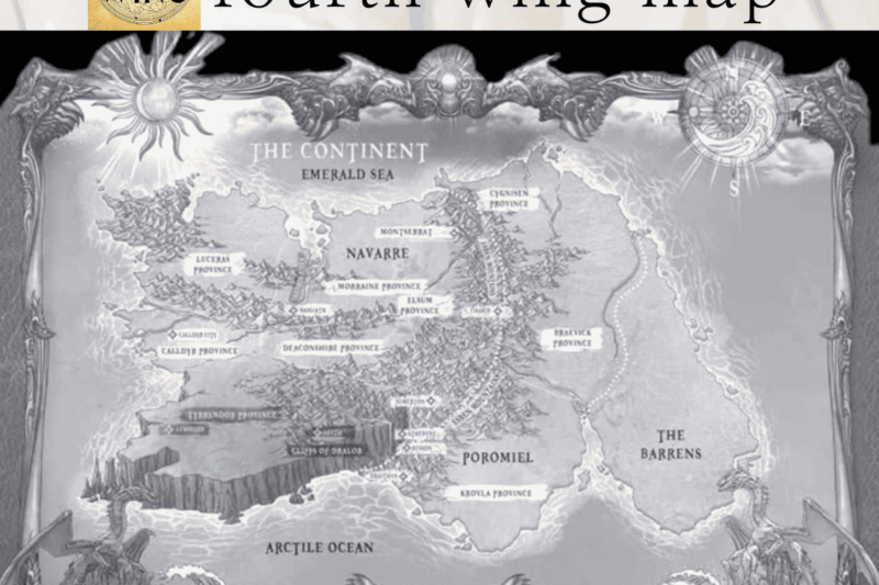 Fourth Wing Map Printable