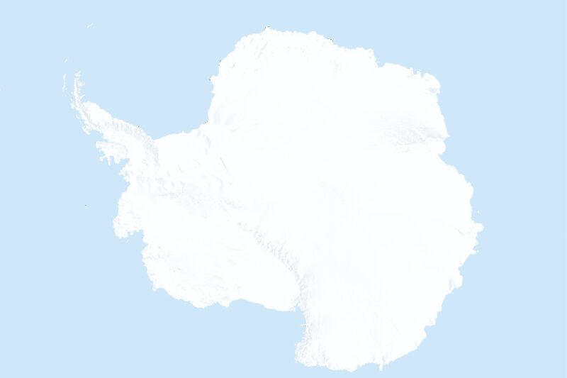 Free Printable Blank Map Of Antarctica
