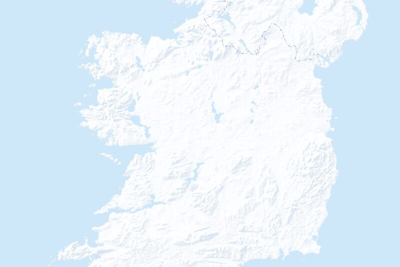 Free Printable Blank Map Of Ireland