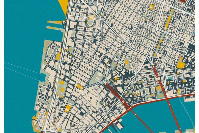 New York City Printable Map