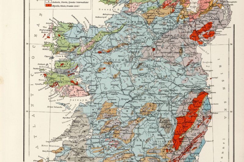 Printable Ireland Map 1900