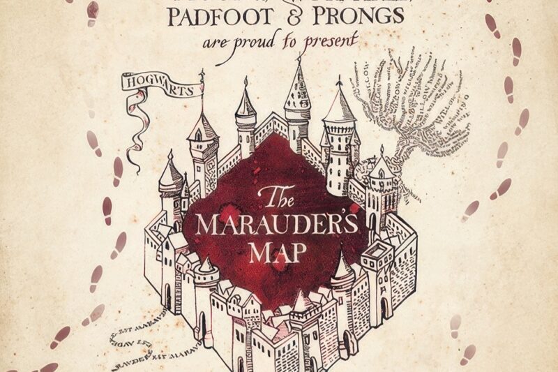 Printable Harry Potter Marauders Map