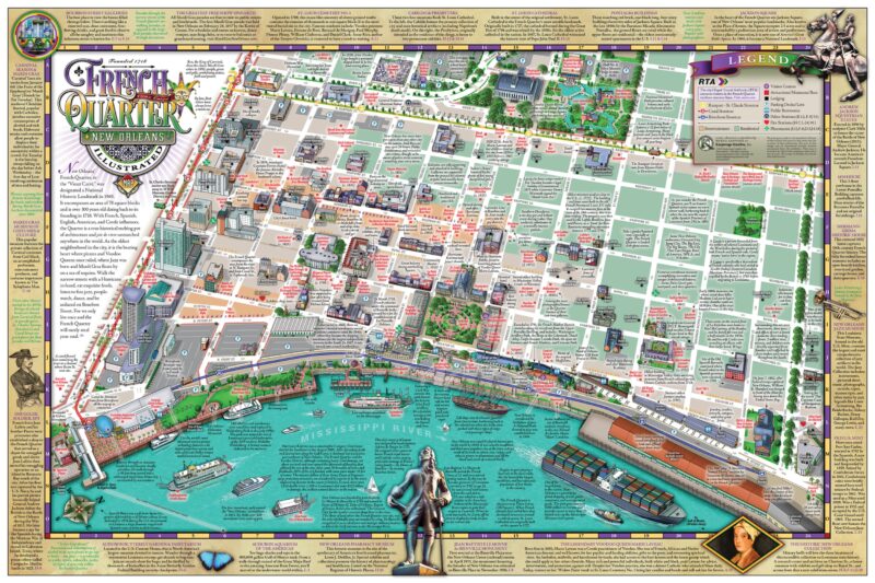 Printable French Quarter Map