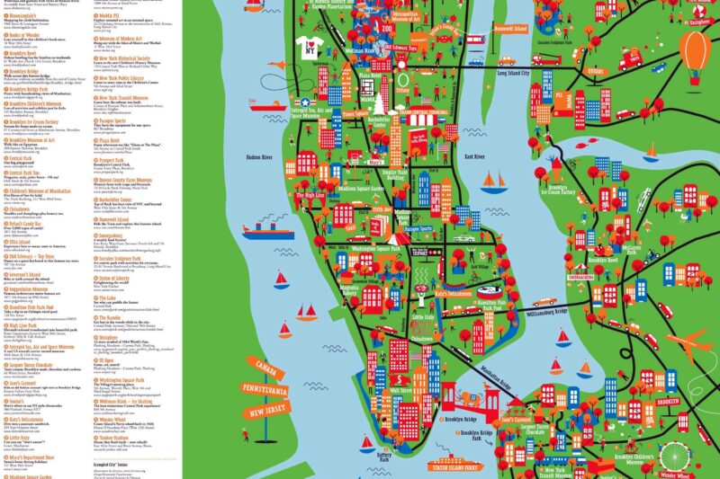 Tourist Map Of New York Printable
