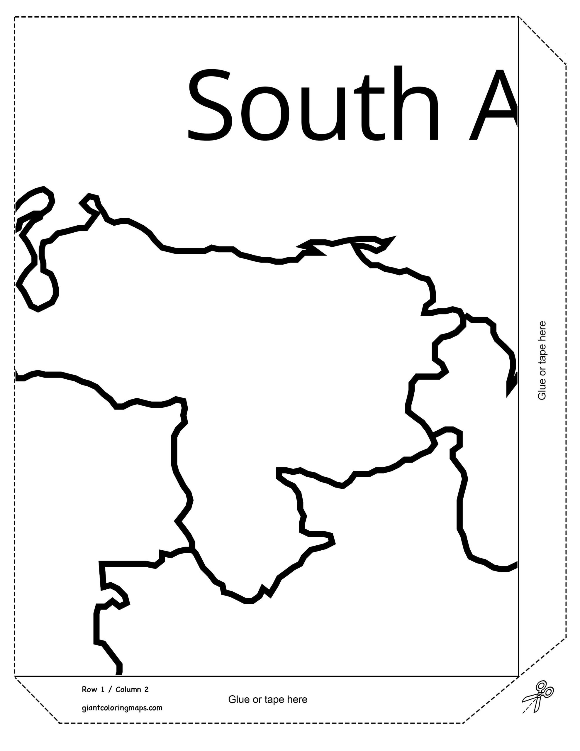 Printable Blank Map Of America