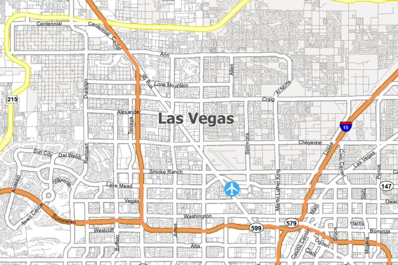 Printable Vegas Map