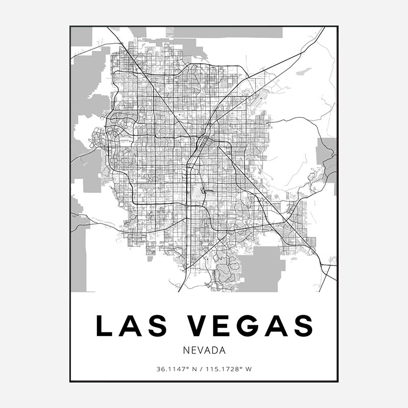 Printable Map Of Las Vegas Nv