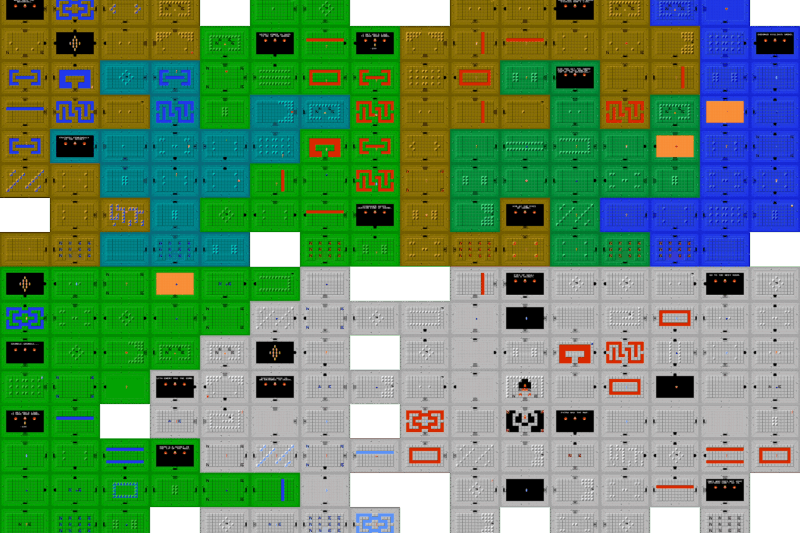 Printable Legend Of Zelda Map