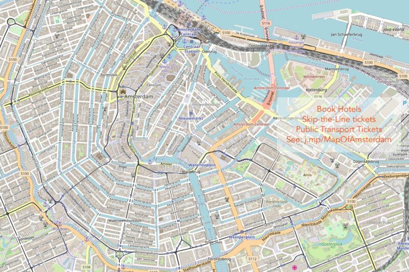 Printable Map Amsterdam