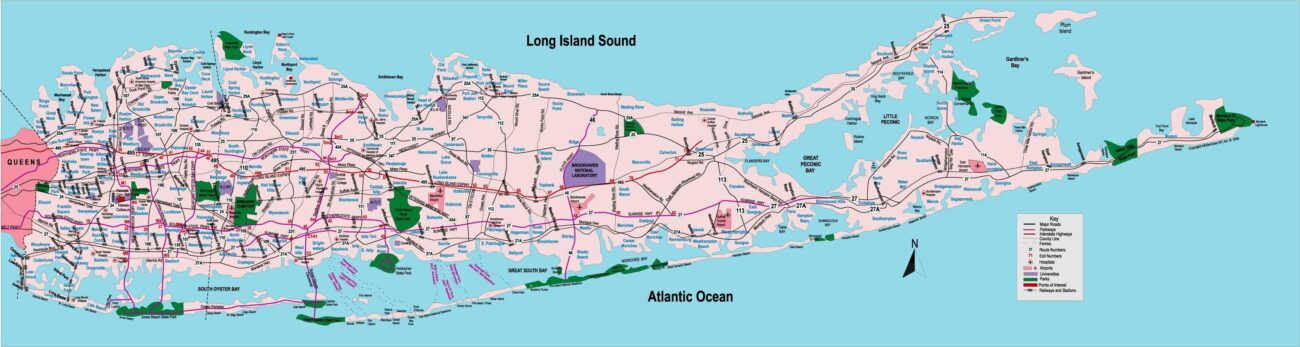 Map Of Long Island Offline Map And Detailed Map Of Long Island City