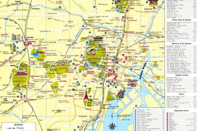 Printable Map Of Tokyo