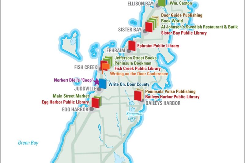 Printable Map Of Door County