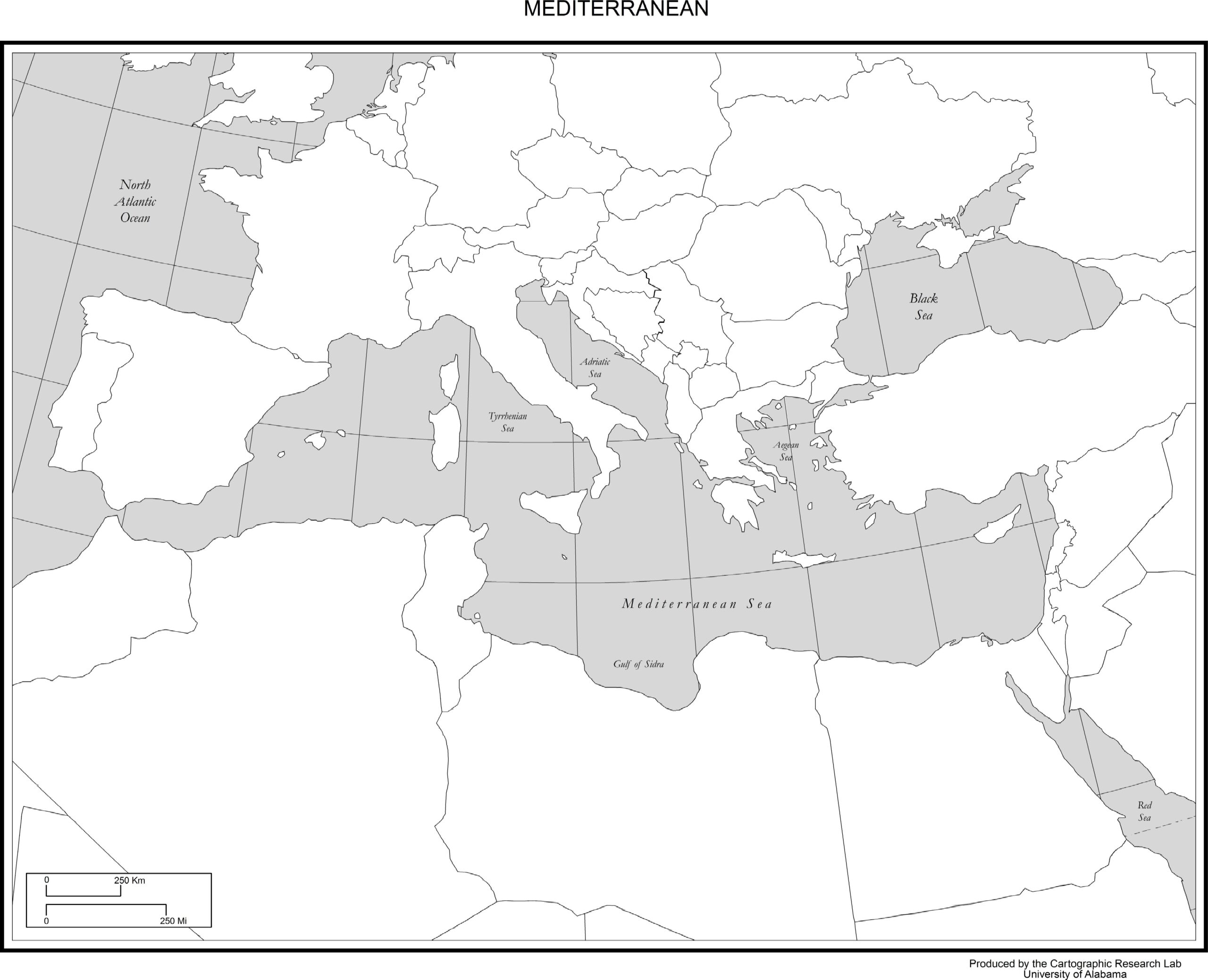 European Map Printable