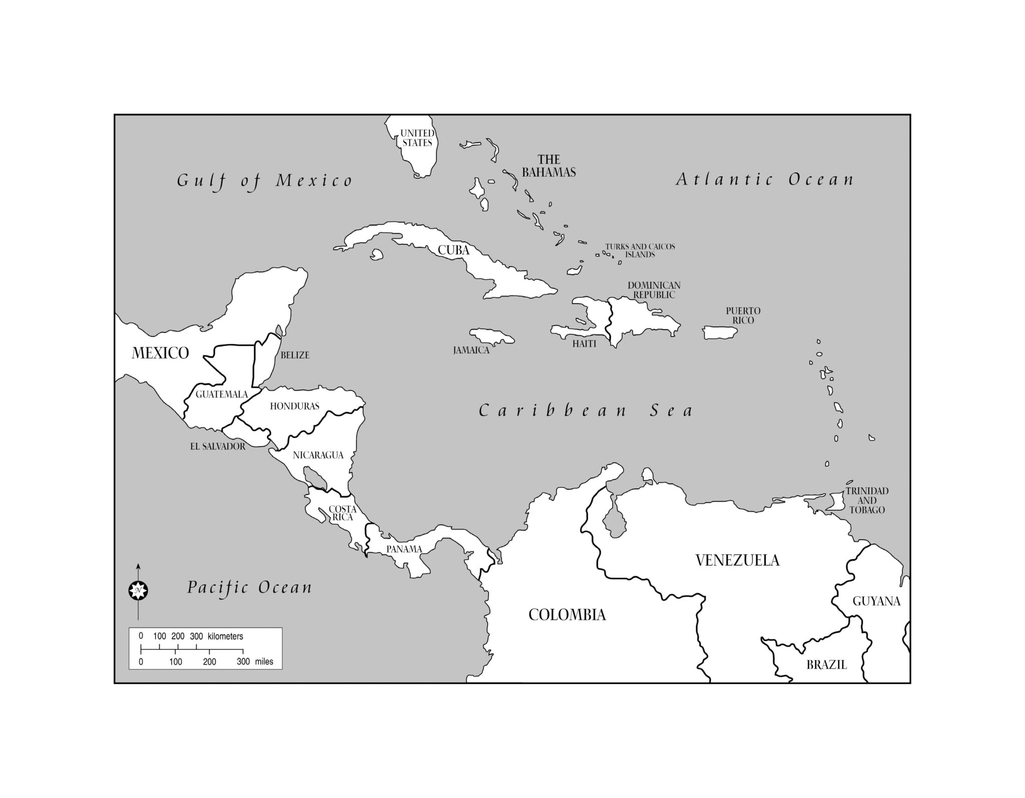 Central America Printable Map Free Printable Maps