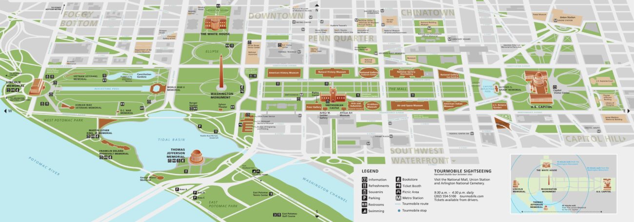National Mall Maps NPMaps Just Free Maps Period