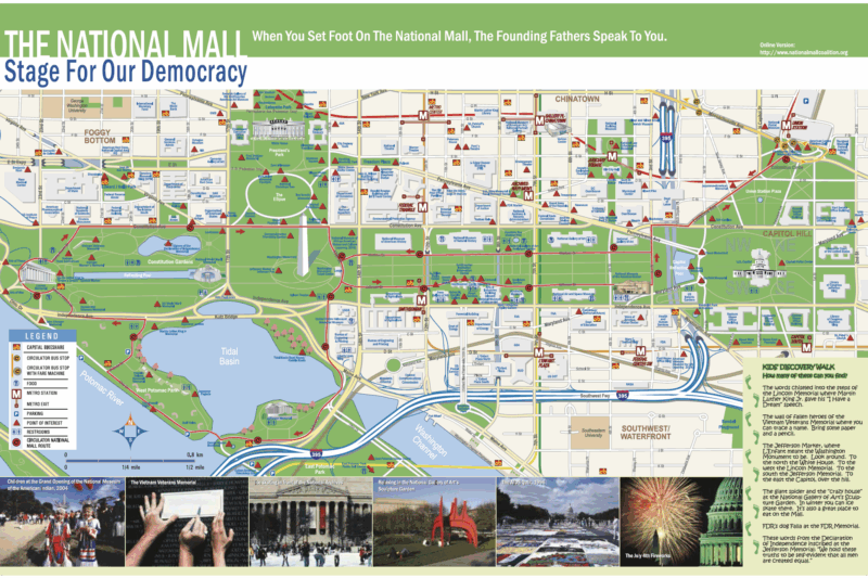 Printable Map Of National Mall