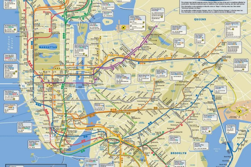 Printable New York City Subway Map