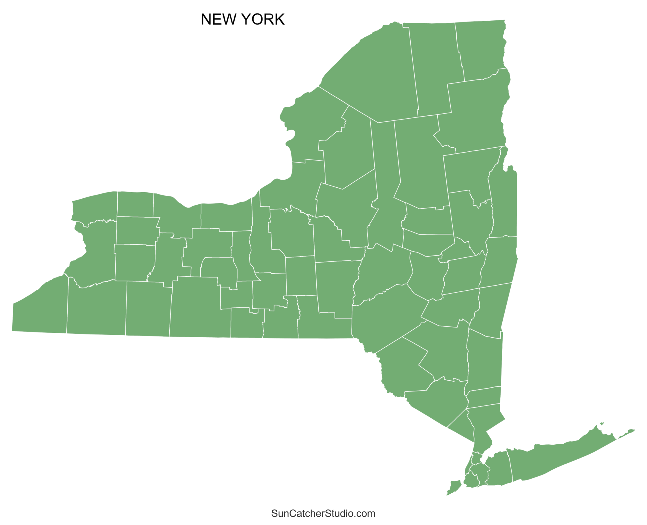 Printable Nys Map