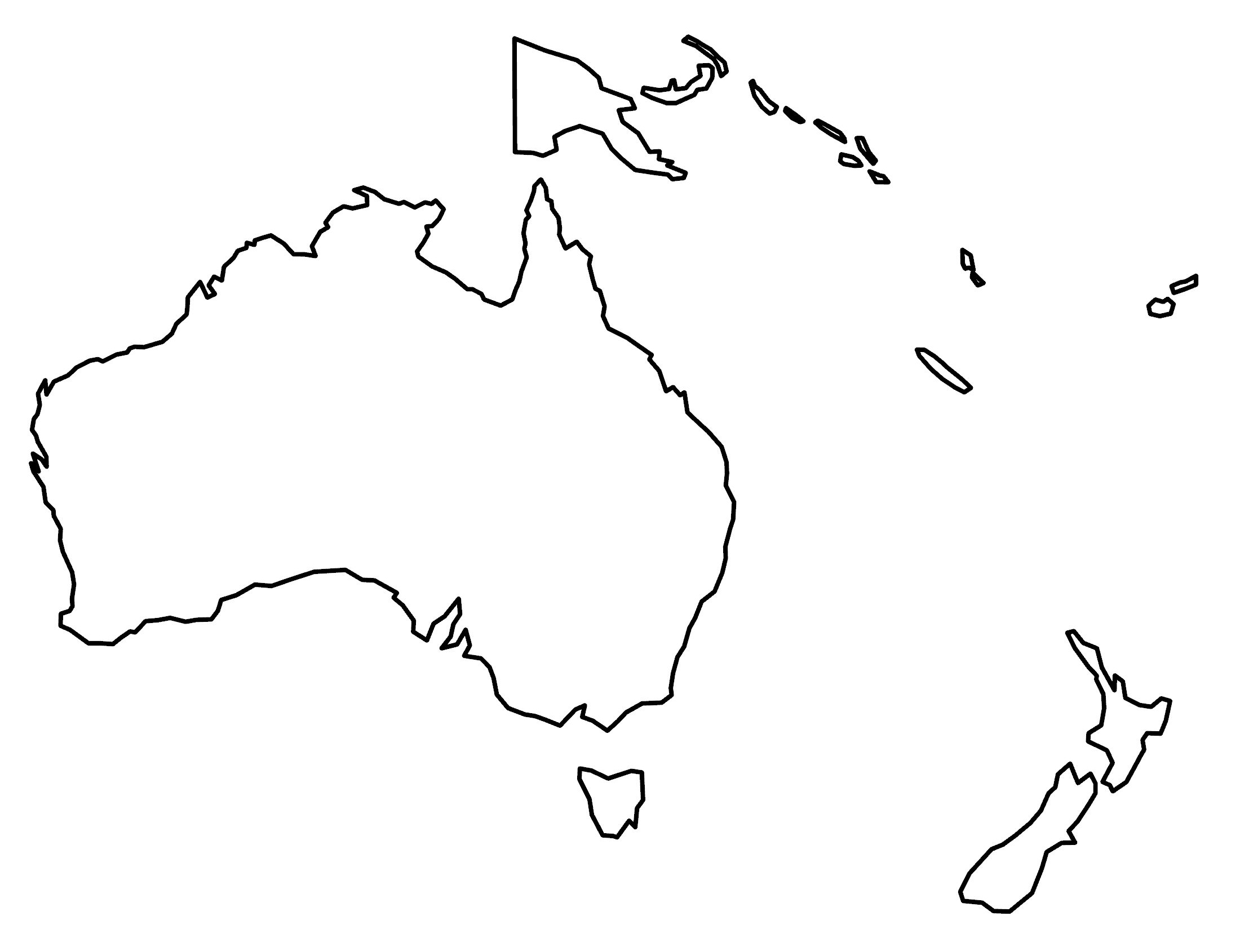 Printable Blank Map Of Continents