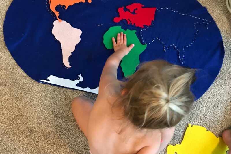 Printable Montessori World Map
