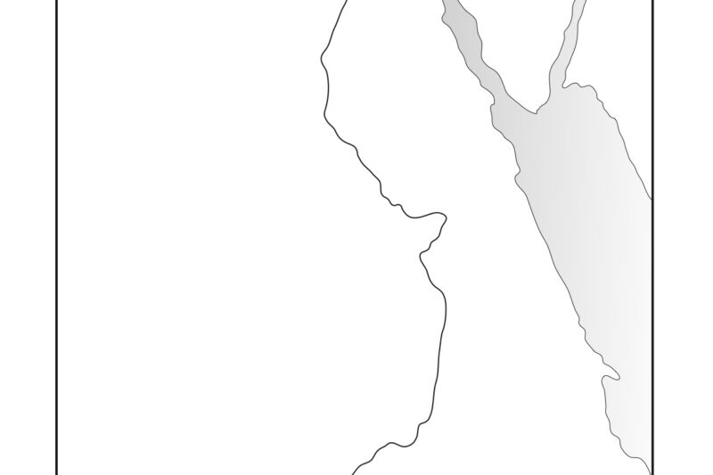 Free Printable Blank Map Of Egypt