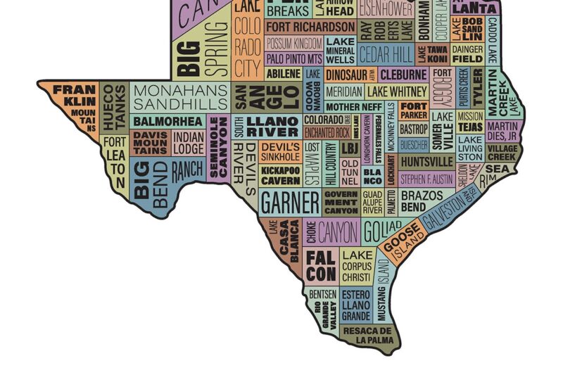 Printable Map Of Texas State Parks