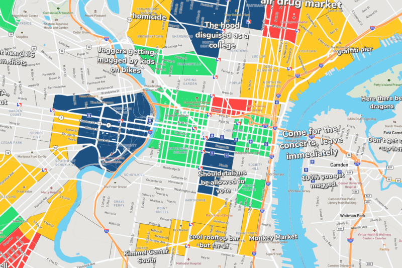 Printable Map Of Philadelphia Neighborhoods