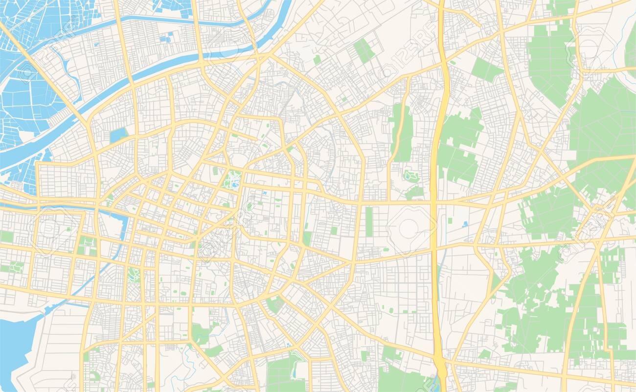Printable Street Map Of Tainan Taiwan Map Template For Business Use Royalty Free SVG Cliparts Vectors And Stock Illustration Image 133677712