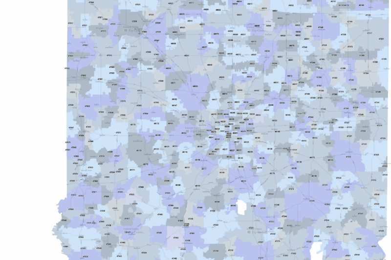 Printable Zip Code Maps