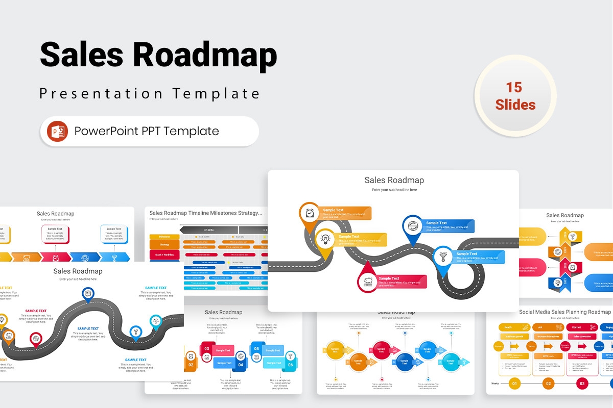 Roadmap Diagram Template
