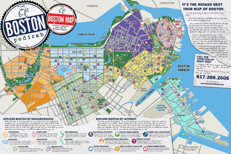 Boston City Map Printable