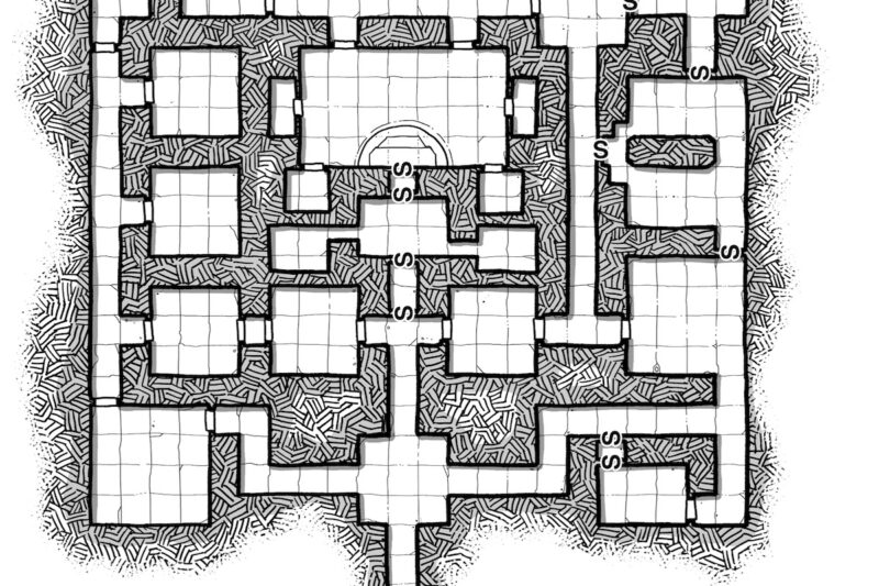 Dungeons And Dragons Printable Maps
