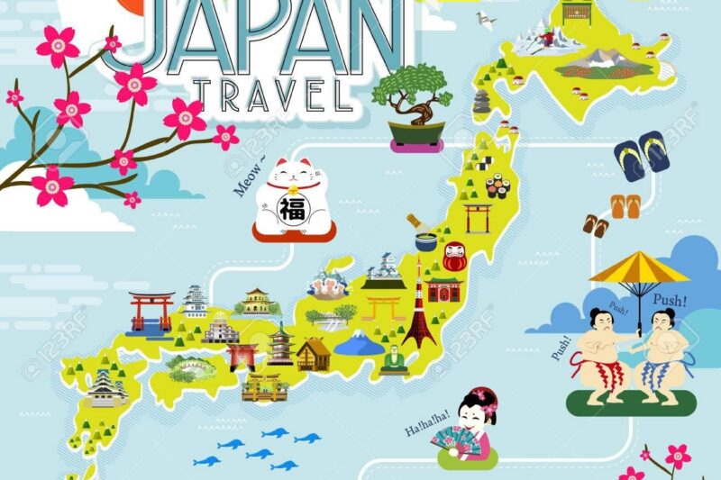 Printable Tourist Map Of Japan