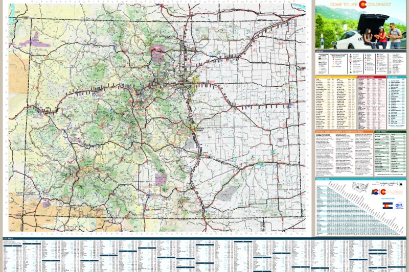 Colorado Printable Map