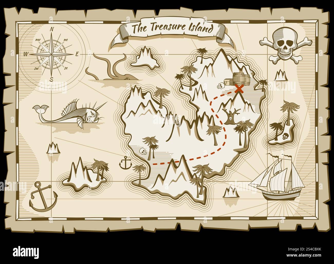 Printable Treasure Maps Pirates