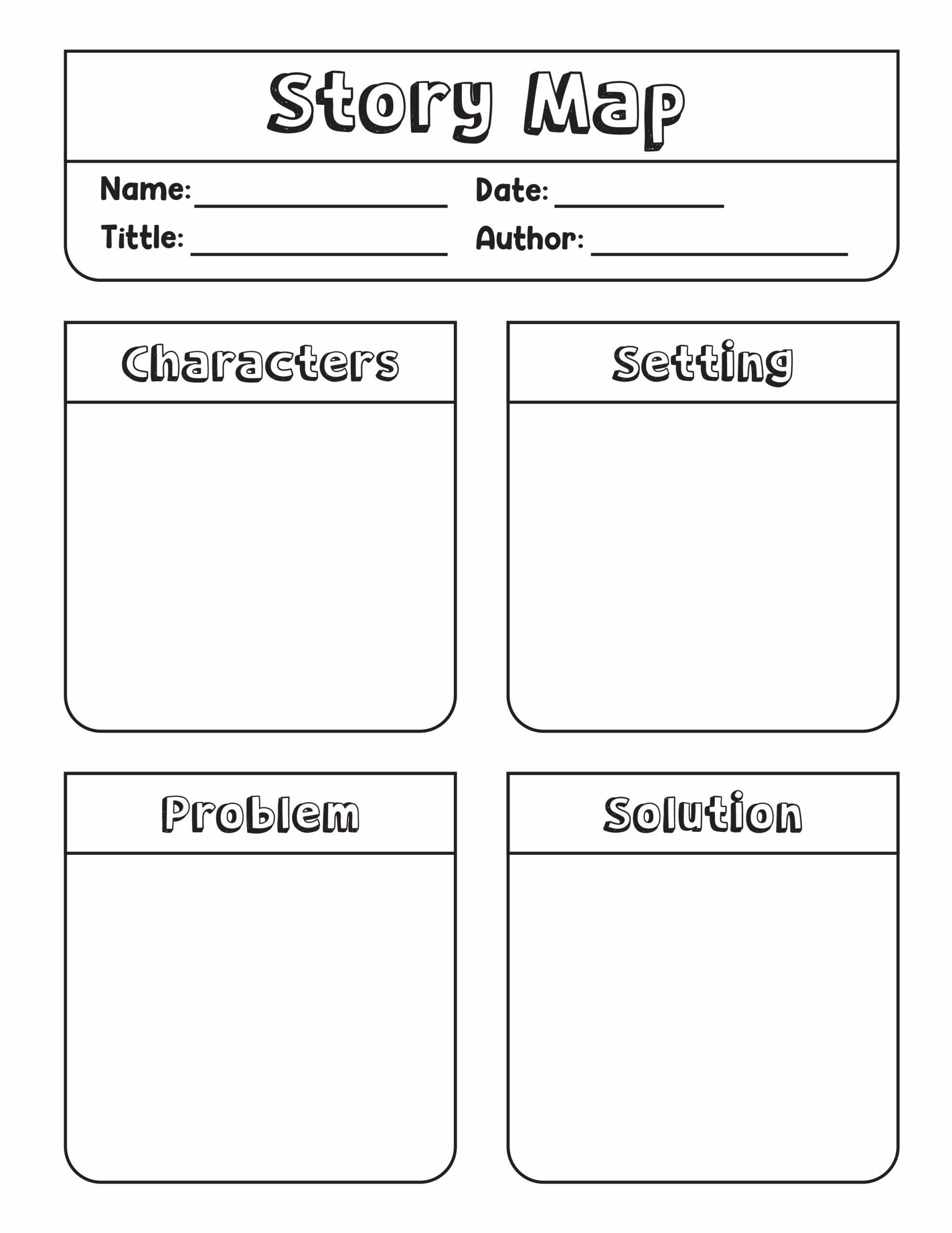 Free Story Map Template Printable Free Story Map Template Printable