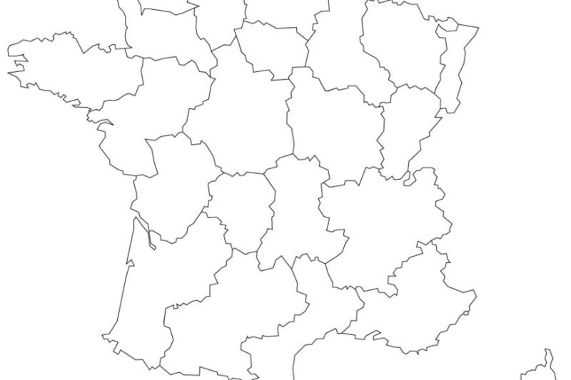 Printable France Map