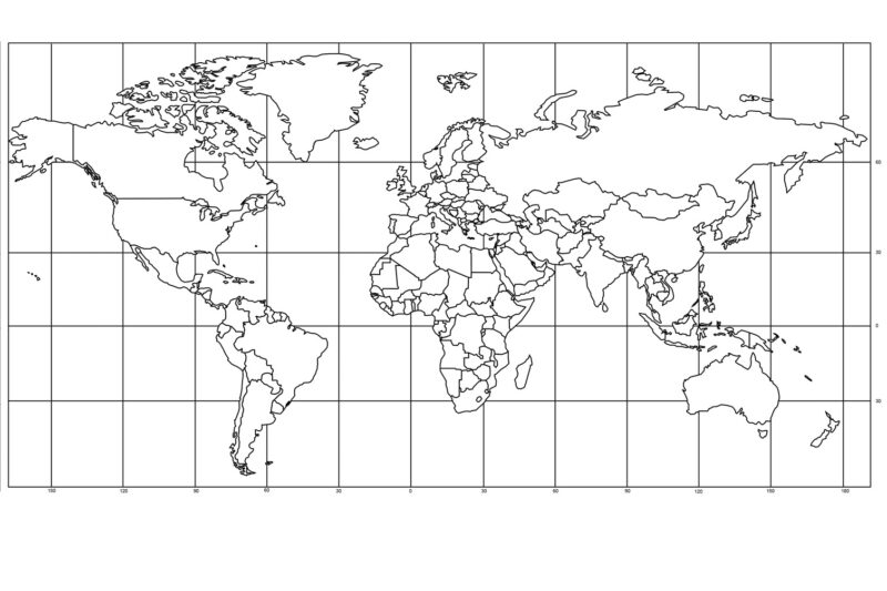 Free Printable Blank Country Maps